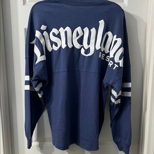 Disneyland Resort Spirit Jersey – Blue Oversized Long Sleeve Size Small